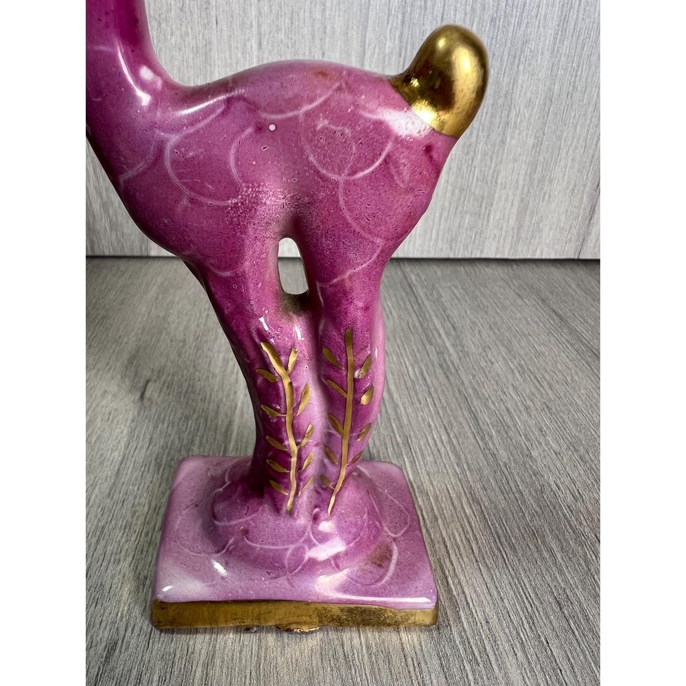 Vintage 40s Art Deco Deer Figurine Collectible Home Decor Cottagecore - Picture 2 of 8